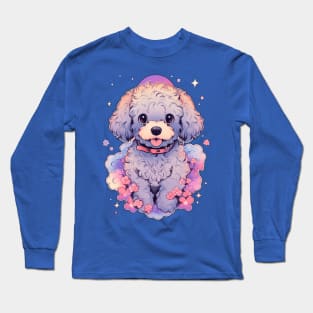 Cavapoo Pastel Goth Dog Long Sleeve T-Shirt